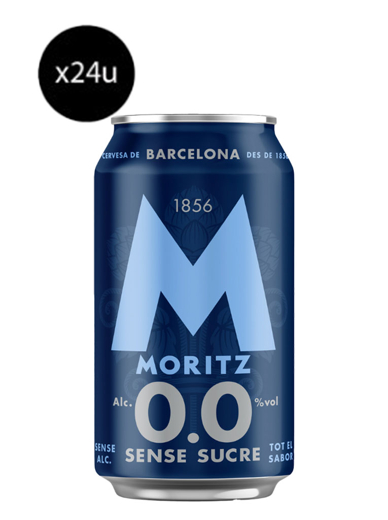 Moritz 0’0 sin alcohol 33cl lata