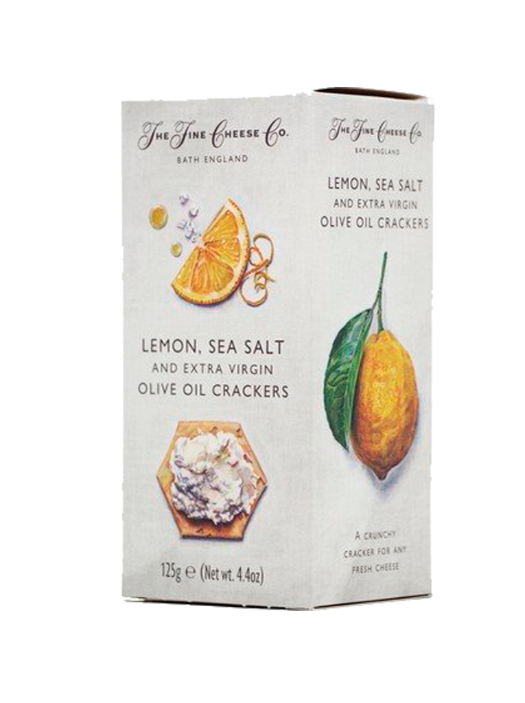 Crackers Fine Cheese Llimona, sal i oli 125grs