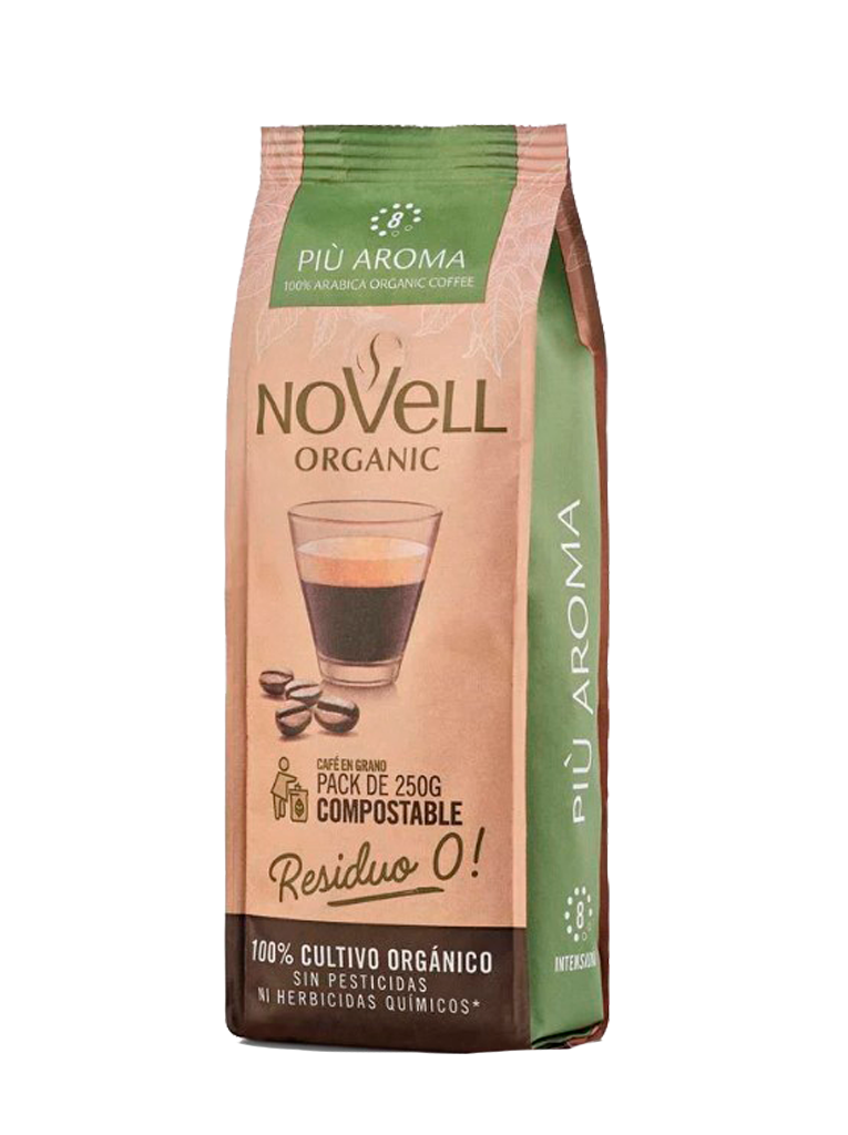 Novell Più Aroma ECO en grano 250grs