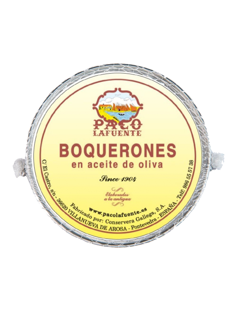 Paco Lafuente Boquerons en oli