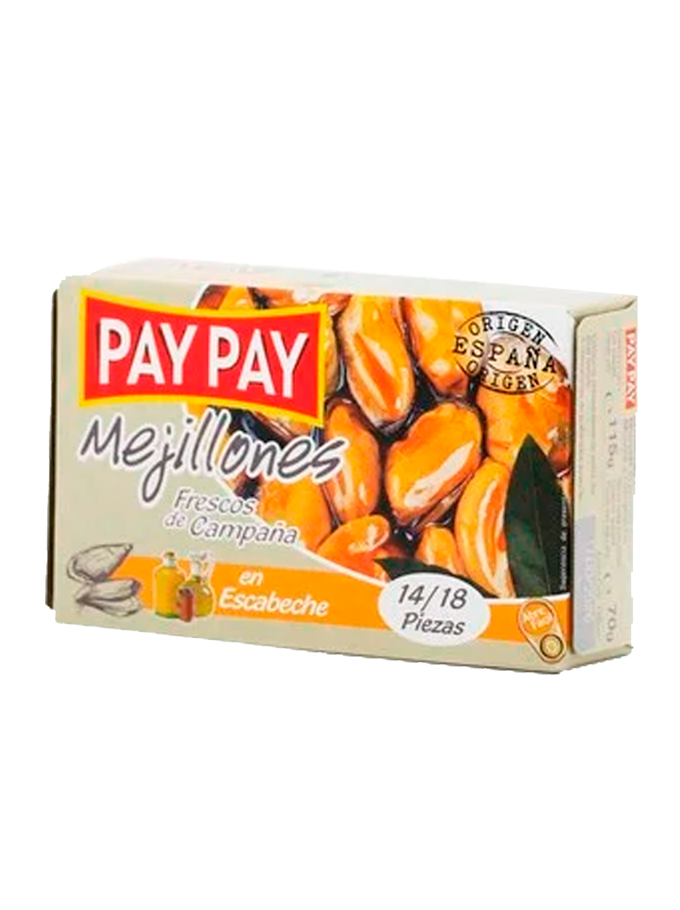 Pay Pay Musclo en escabetx llauna 14/18