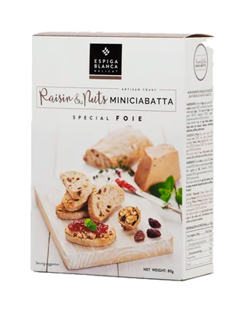 Espiga Blanca Minichapata pasas y nueces