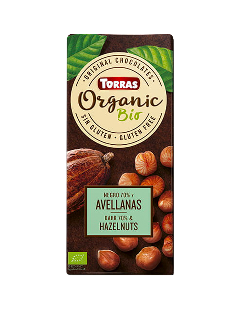 Torras Chocolate Negro con Avellanas