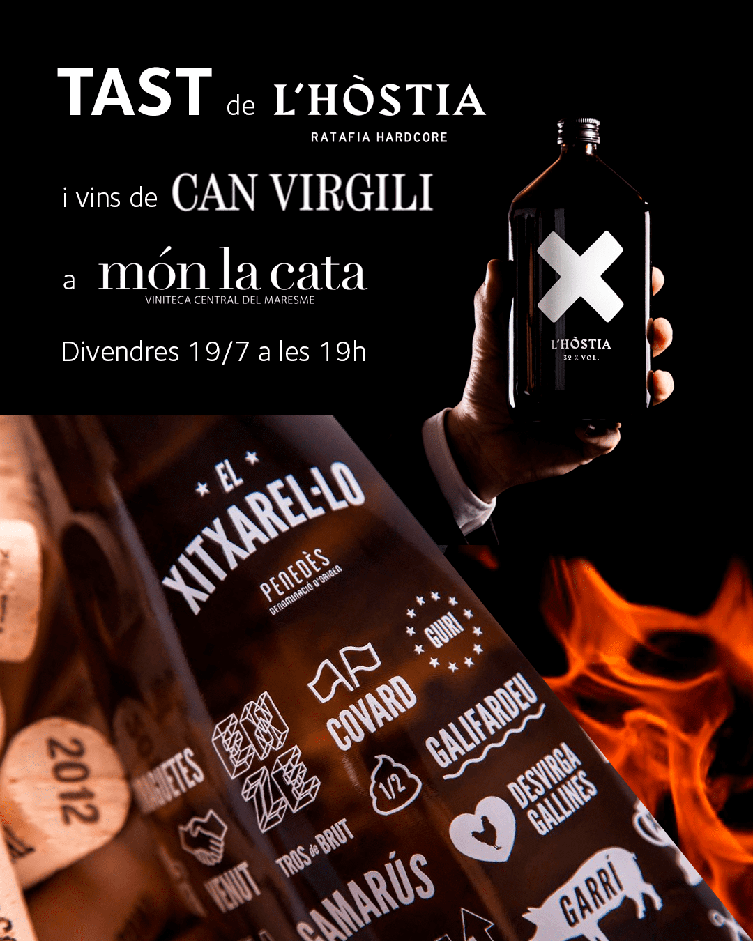 Cata de Ratafía La Hostia y Vinos de Can Virgili