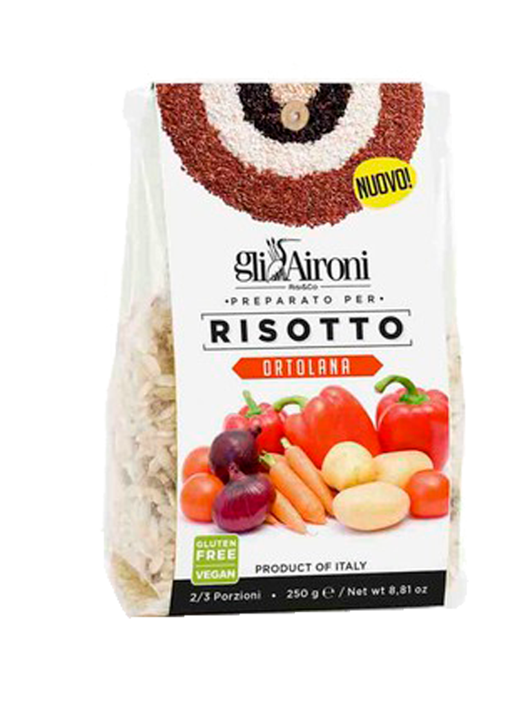 Gli Aironi Risotto de Verduras