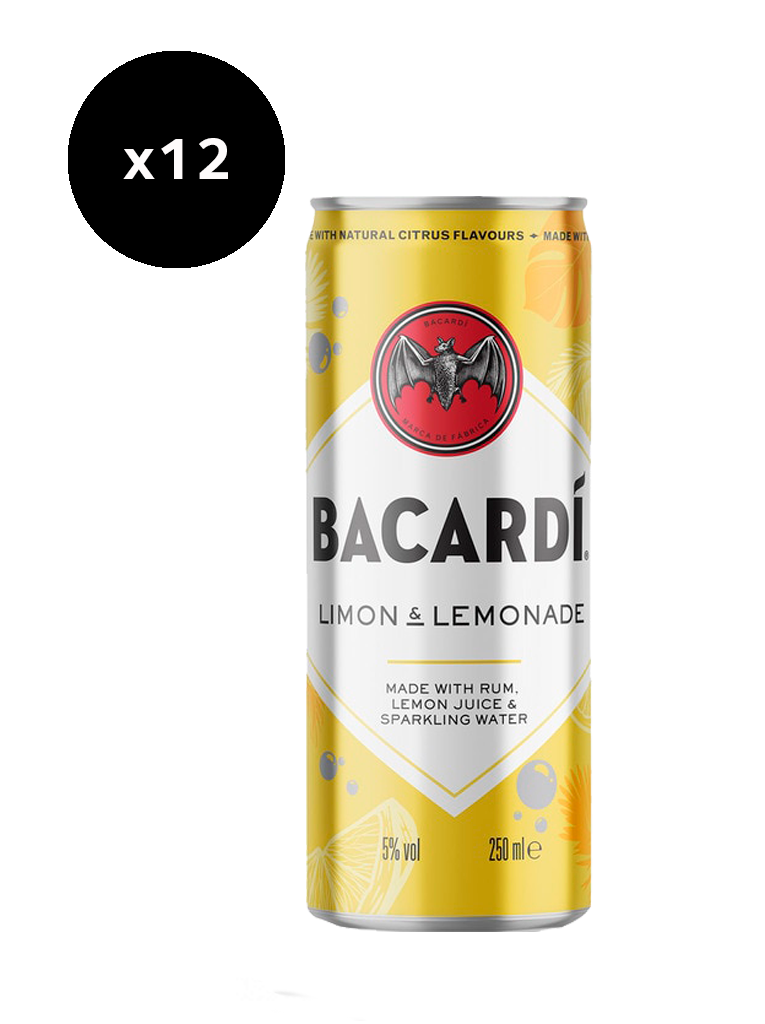Bacardi Lemonade RDT llauna 250ml