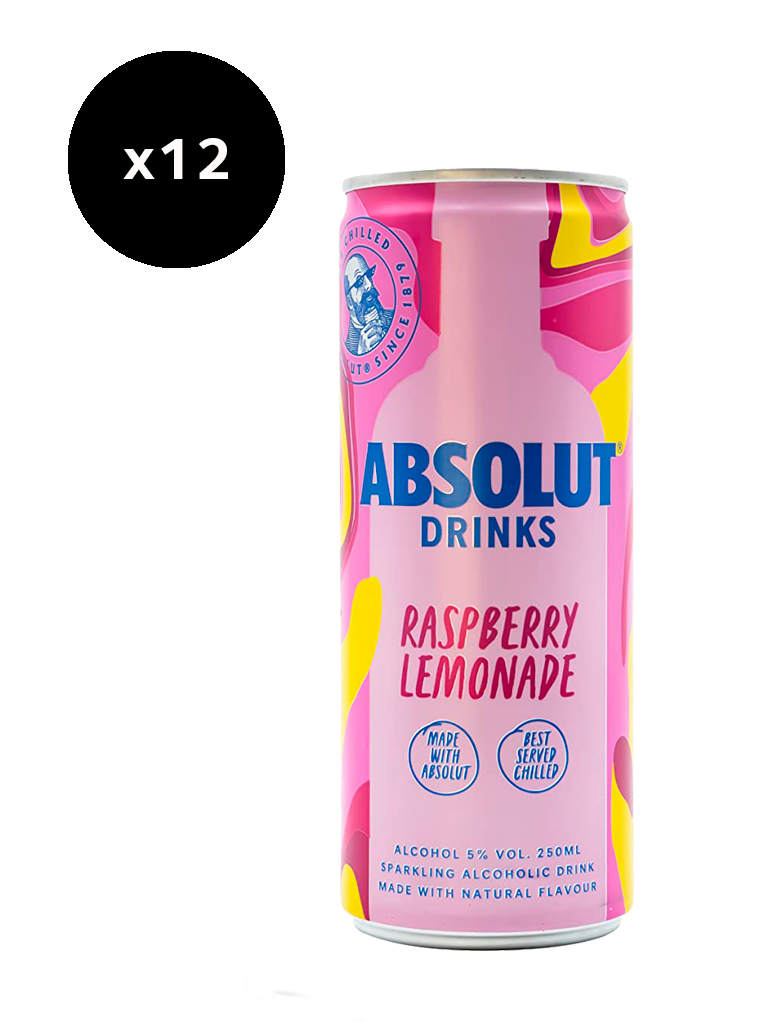 Absolut Raspberry Lemonade llauna 250ml