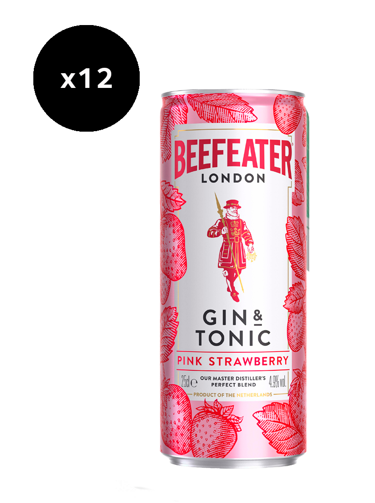 Beefeater Pink Strawberry llauna 250ml