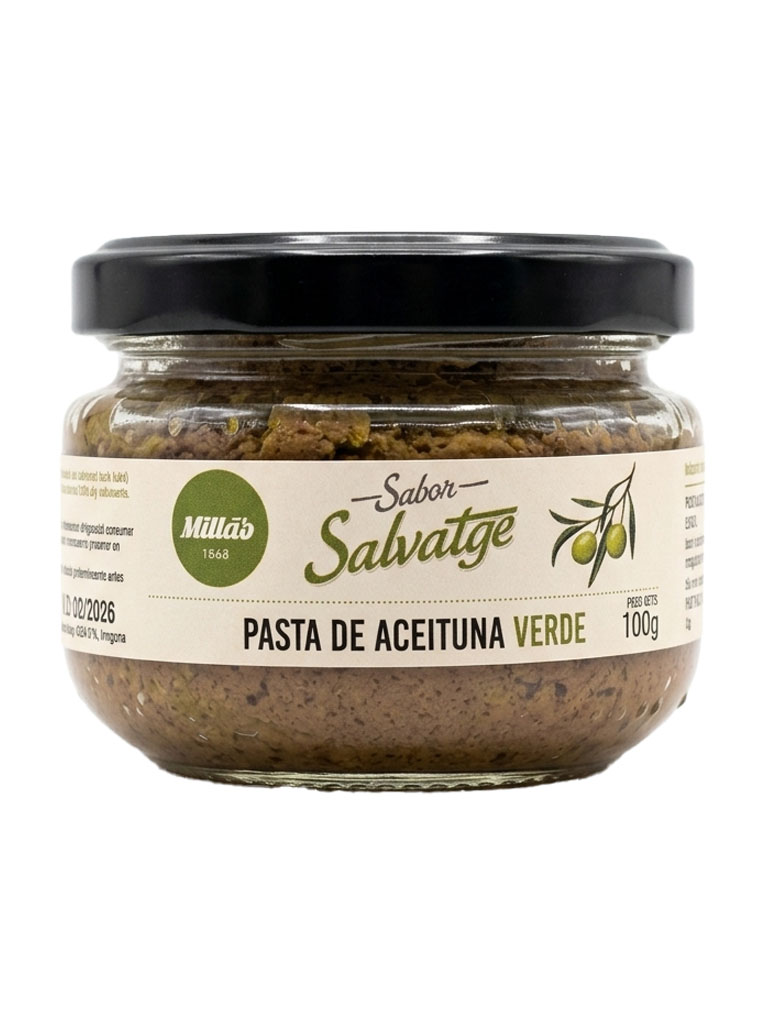 Millas Pasta de Aceituna Verde