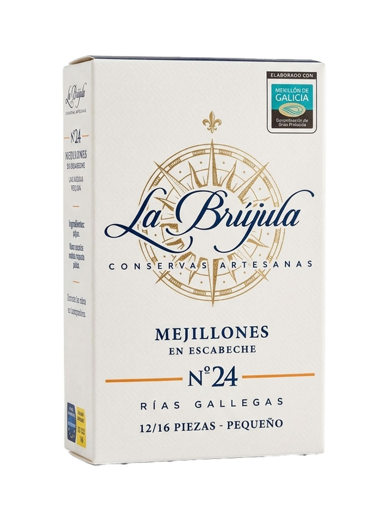 La Brújula Mejillones en Escabeche 12/16 Nº24
