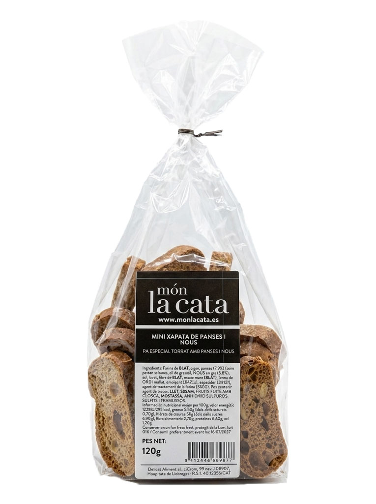 La Cata Mini Chapata de Pasas y Nueces