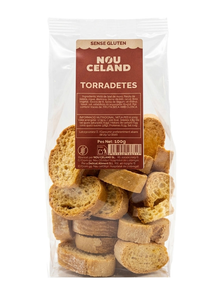 Nou Celand Tostaditas Sin Gluten