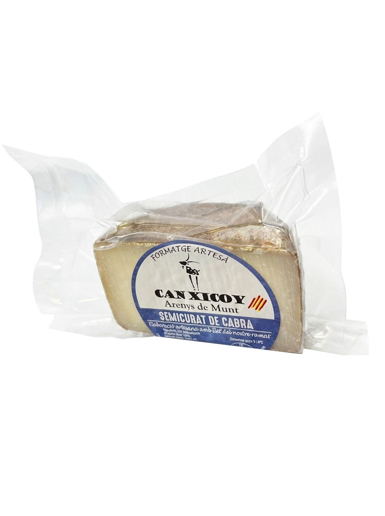 Queso Can Xicoy Semicurado Cabra 1/2 Pieza