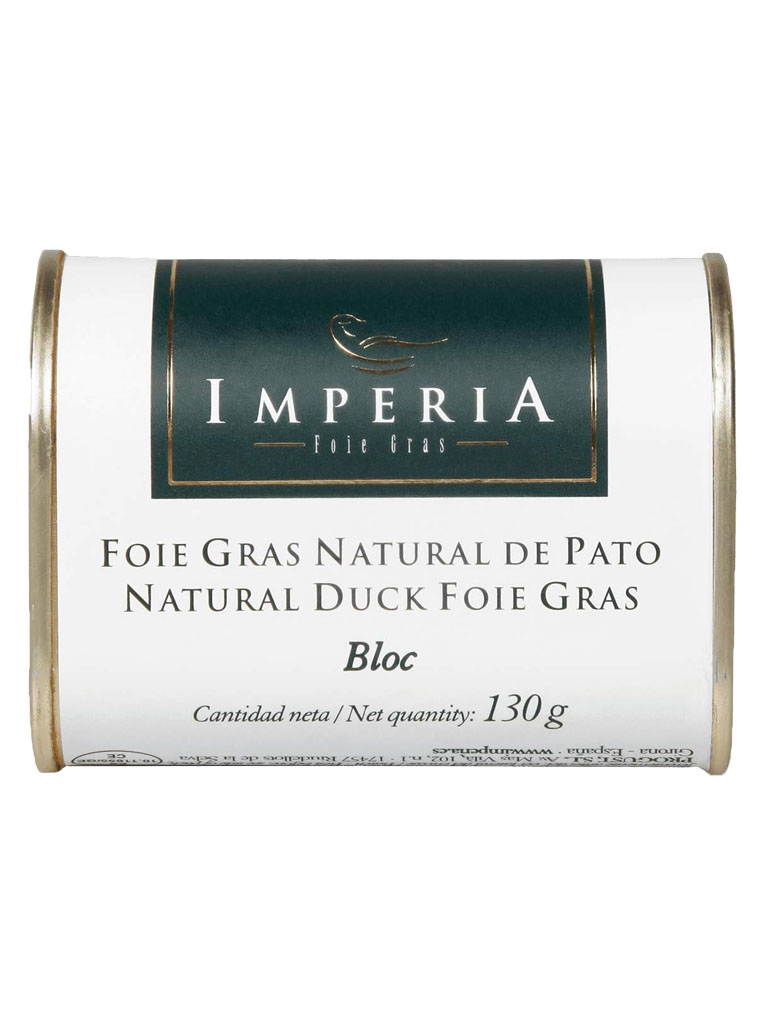 Imperia Bloc de Foie Gras de Pato Natural