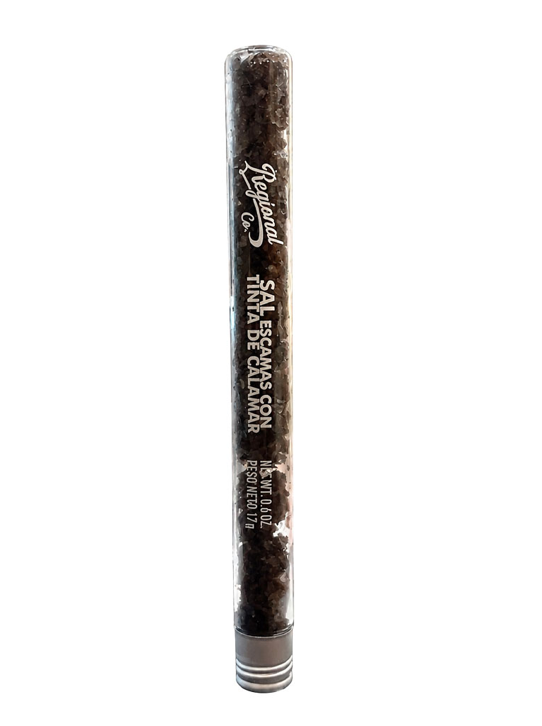 Regional Sal Escamas con Tinta de Calamar Tubo