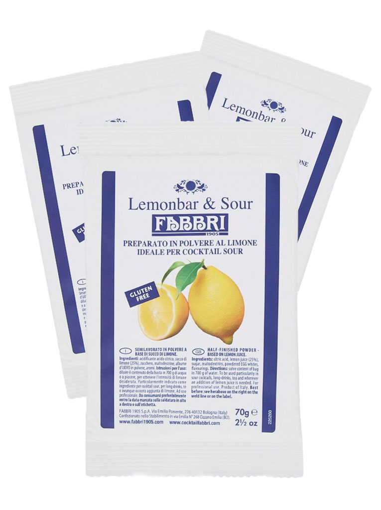 Fabbri Lemonbar & Sour 6 Sobres 70g