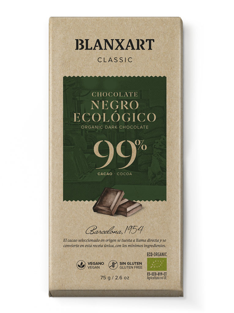 Blanxart Xocolata Negra Ecològica 99%