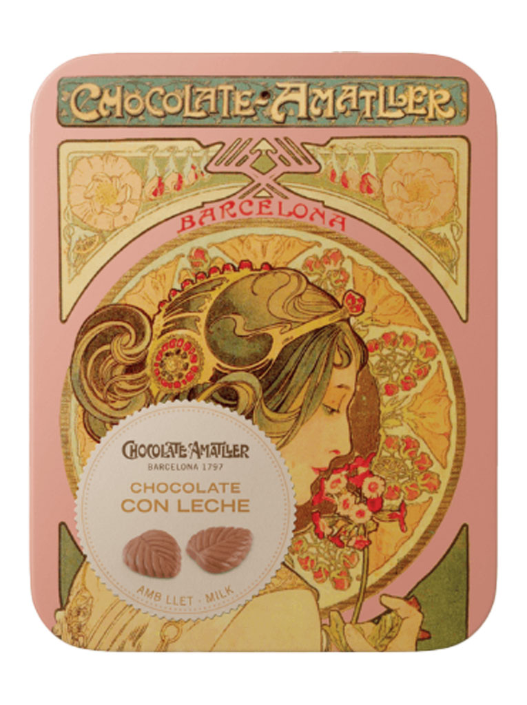 Amatller Fulles de Xocolata amb Llet Llauna