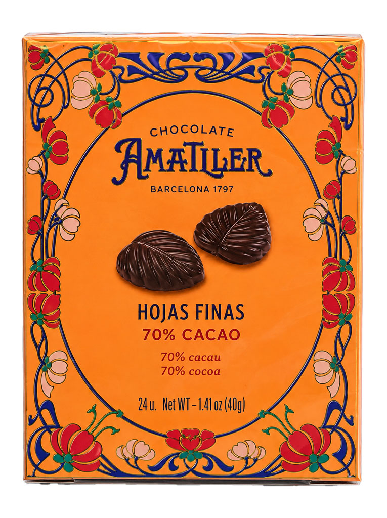Amatller Fulles de Xocolata 70% Cacau
