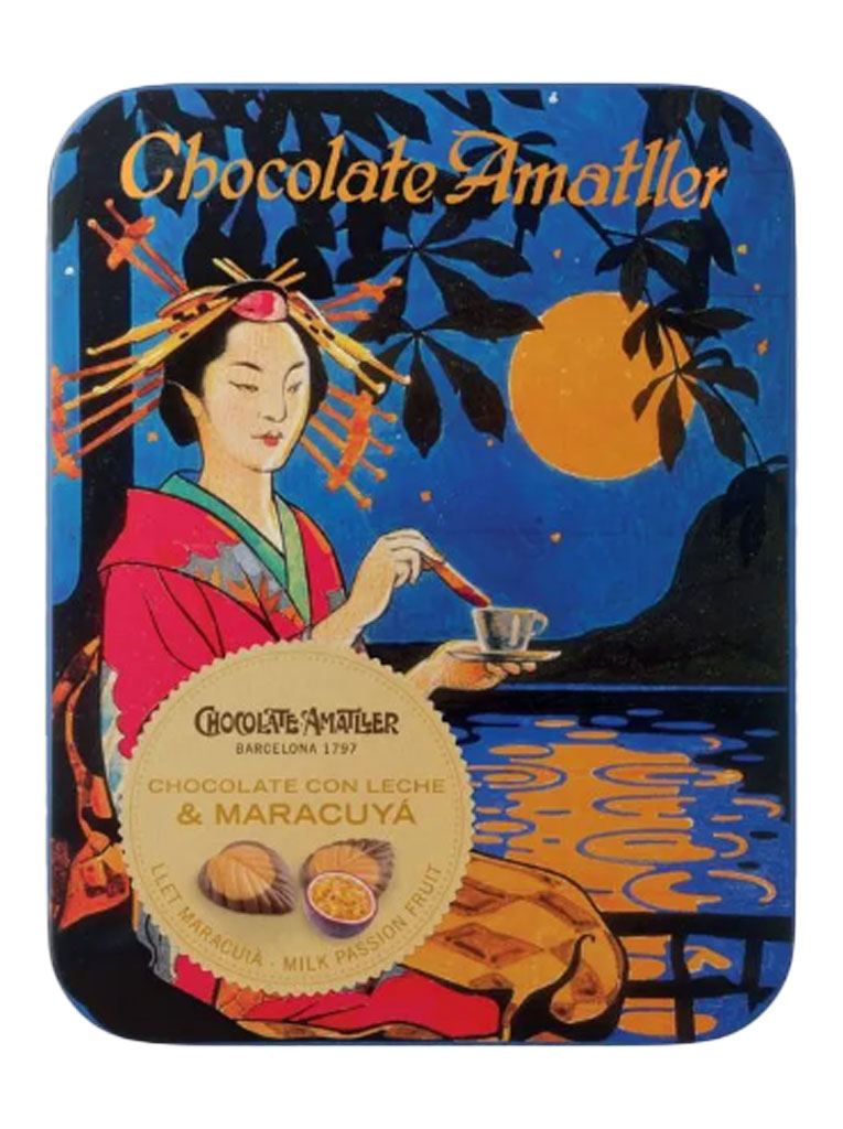 Amatller Fulles de Xocolata amb Llet i Maracujà