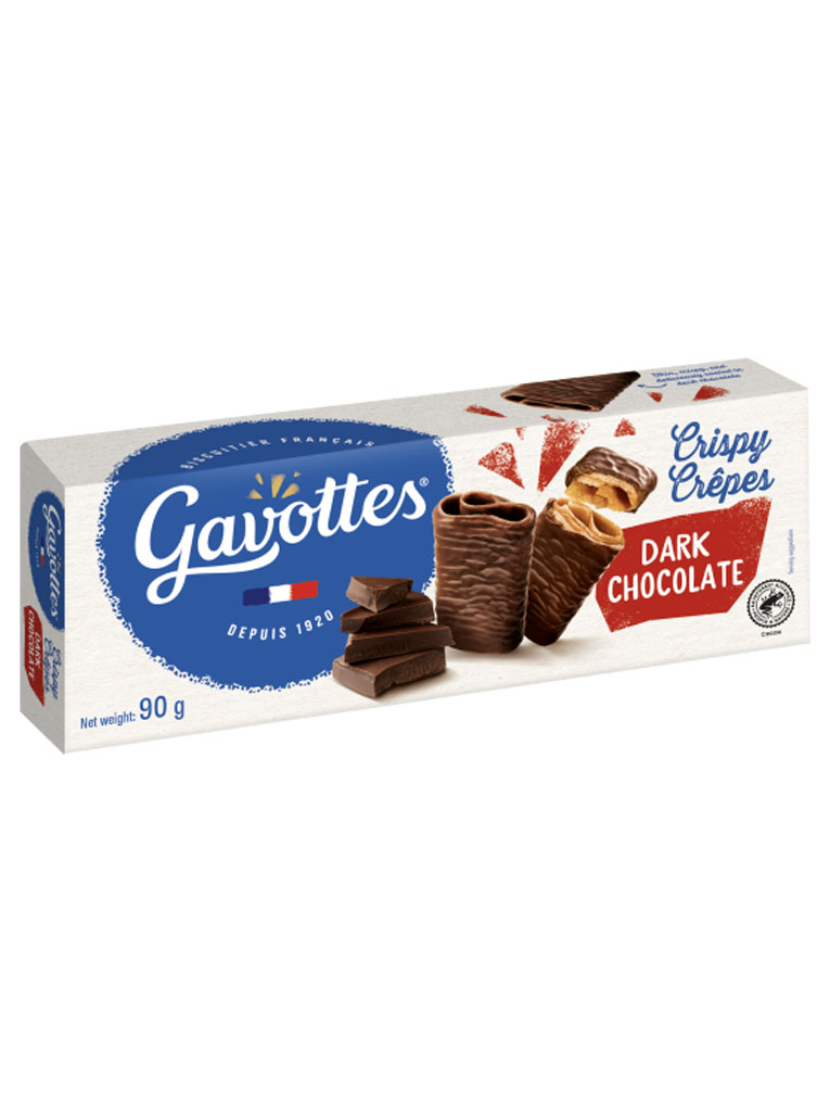 Gavottes Crispy Crêpes Xocolata Negra